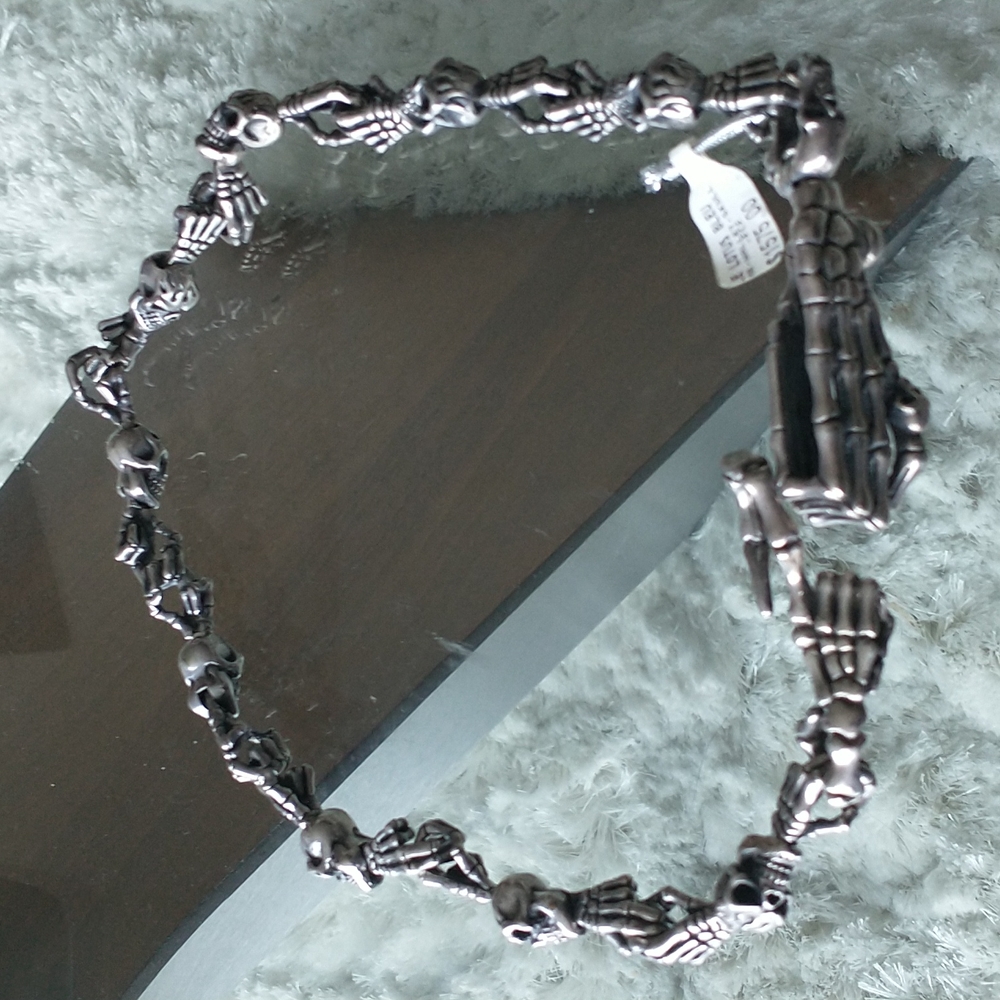 STERLING SILVER WALLET  CHAIN,  ONE OF A KIND - Picture 12 of 13